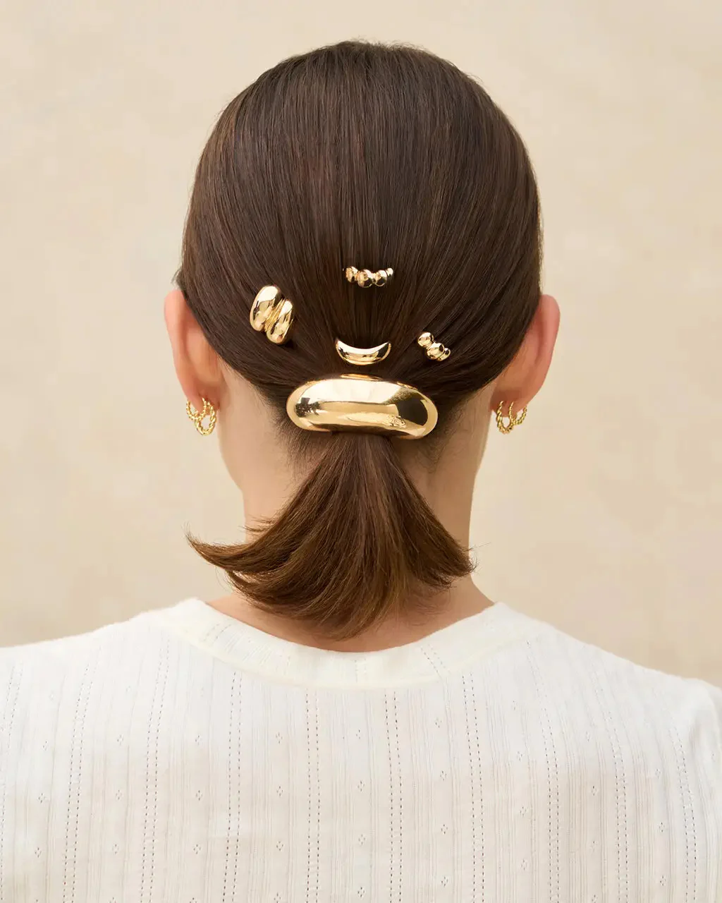 Gold Metal Pony Pins - Set of 3 - Image 3