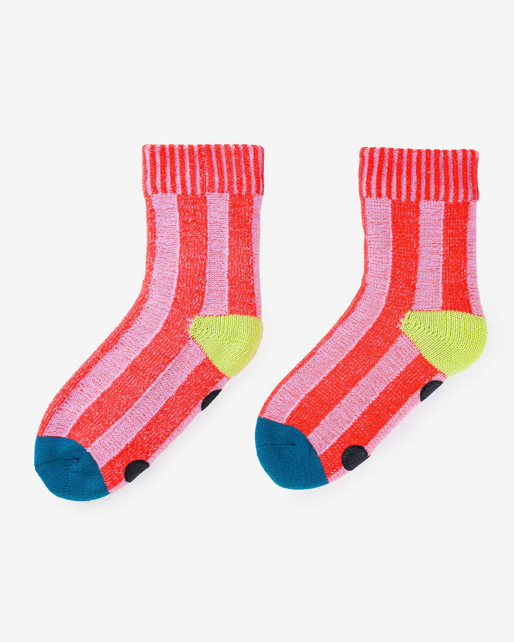 Gym House Socks - Pink + Cobalt