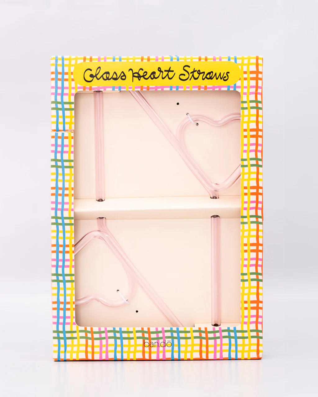 Heart Glass Straw Set - Image 2