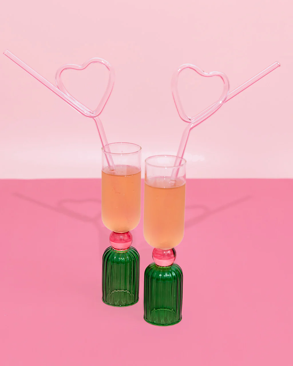 Heart Glass Straw Set - Image 3