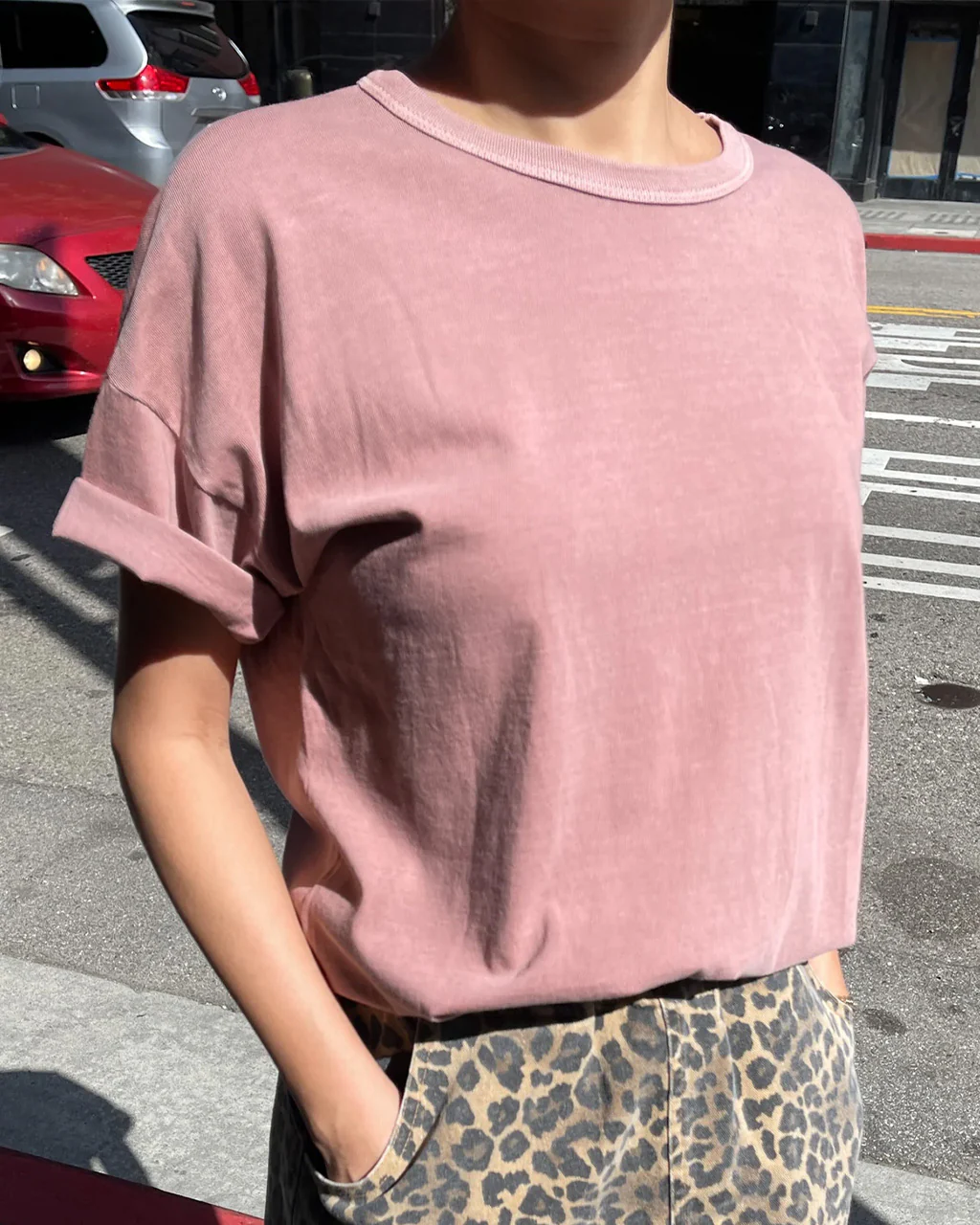 Her Tee - Dried Rose