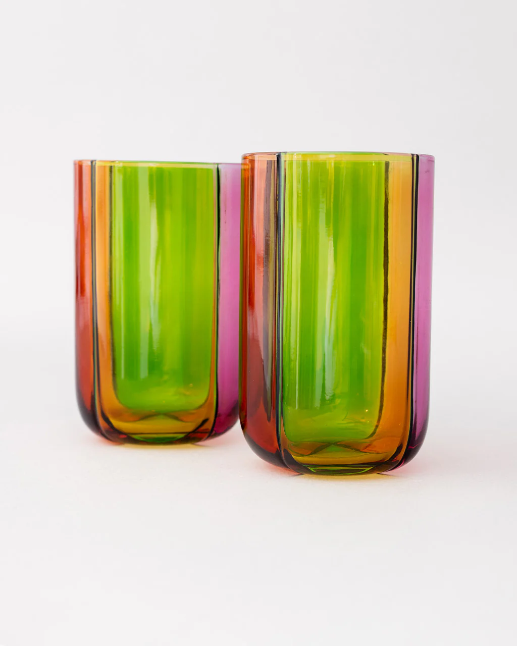 High Ball Glass Set - Colorblock - Image 4