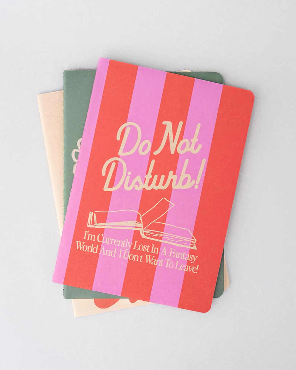 Hold That Thought Notebook Set - Pastries and Books