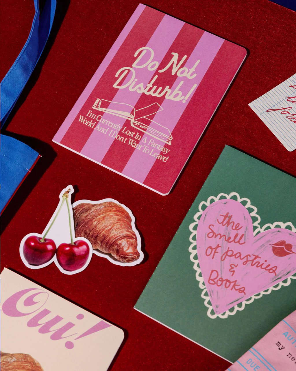 Hold That Thought Notebook Set - Pastries and Books - Image 2