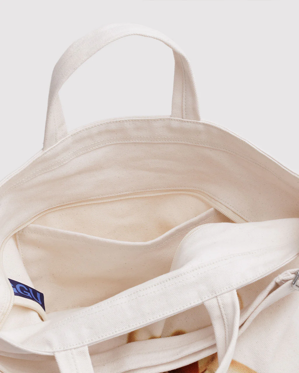 Horizontal Zip Duck Bag - Teddy Bear - Image 3