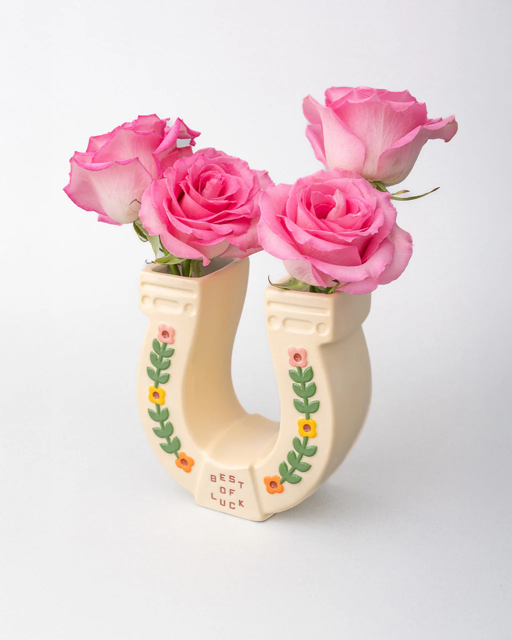 Horseshoe Ceramic Vase - Image 4