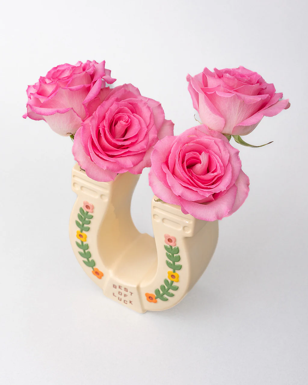Horseshoe Ceramic Vase - Image 6