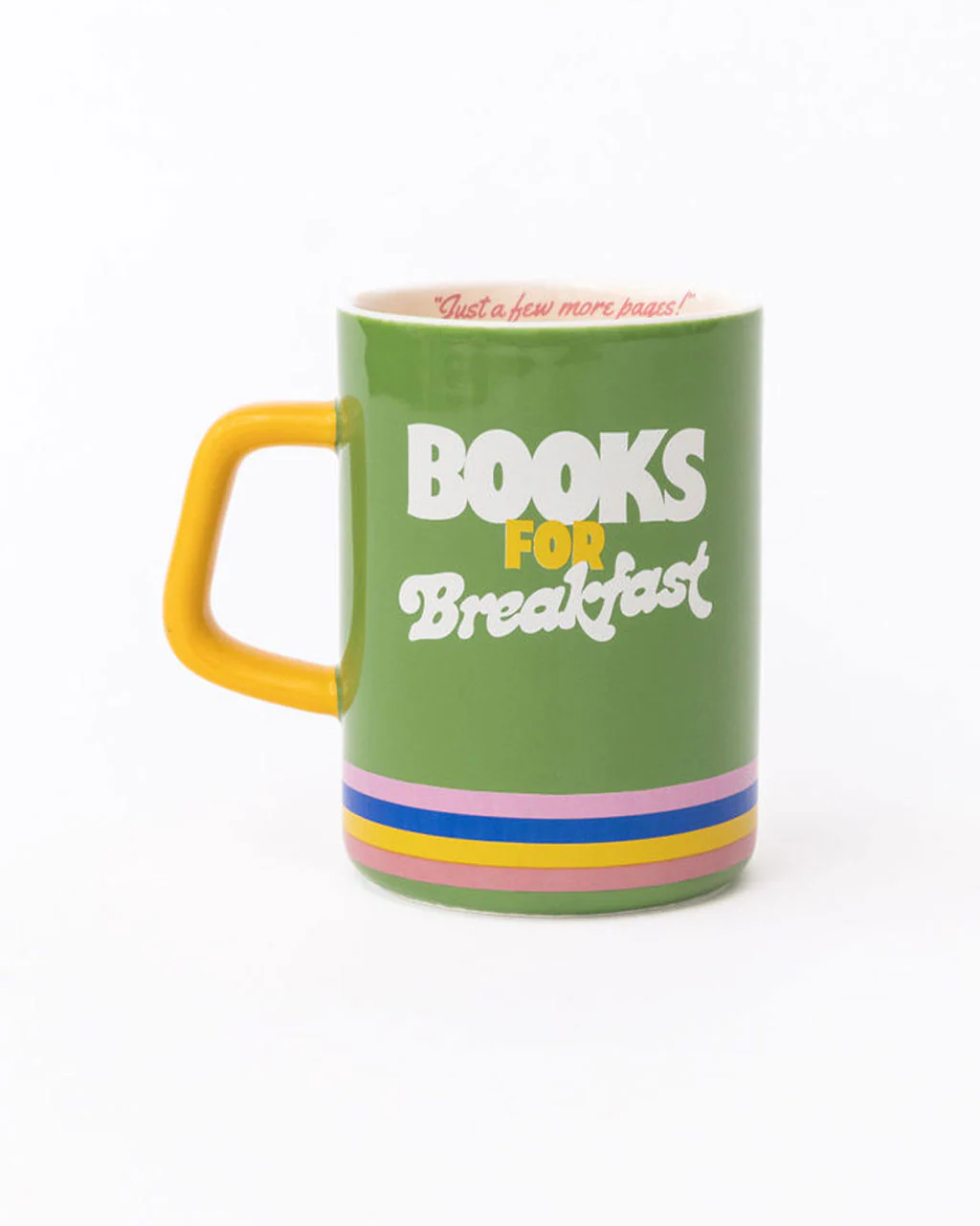 Hot Stuff Big Ceramic Mug - Books for Breakfast - Image 3