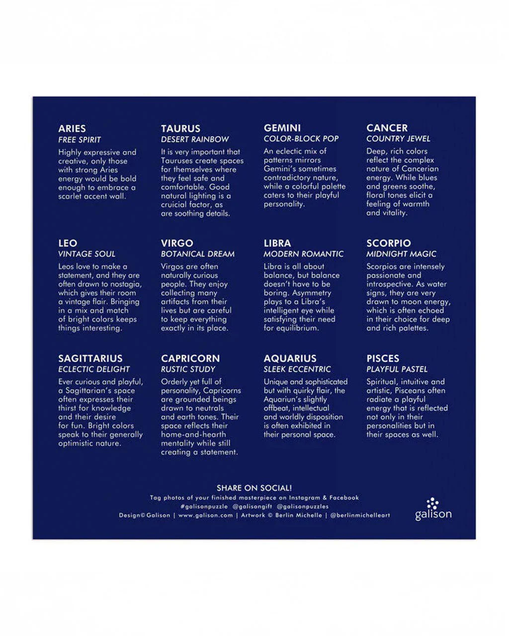 House of Astrology - 500 Piece Foil Puzzle - Image 4