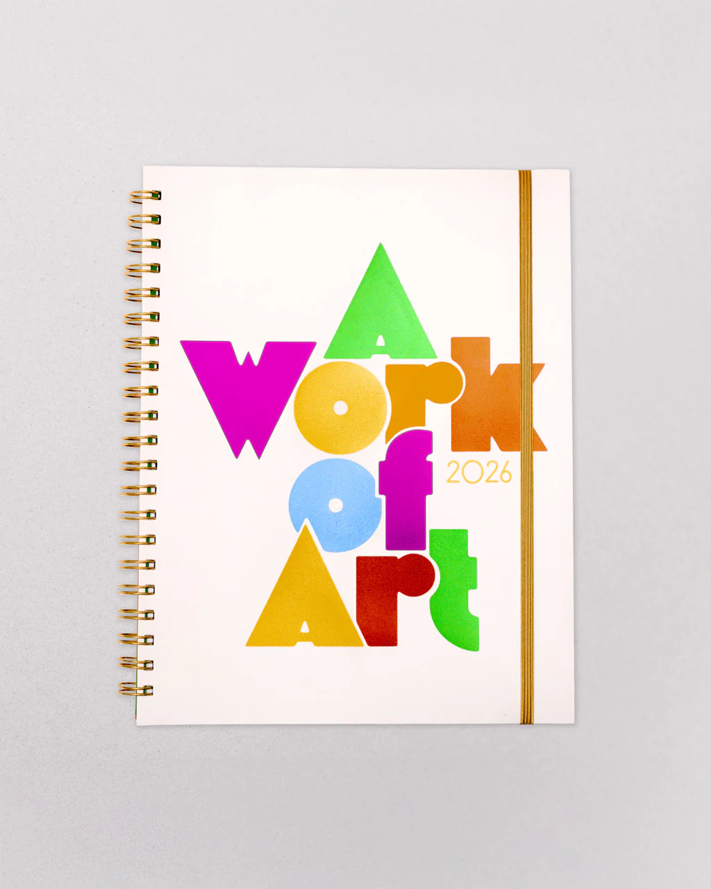Large 12-Month Soft Cover Annual Planner - A Work of Art