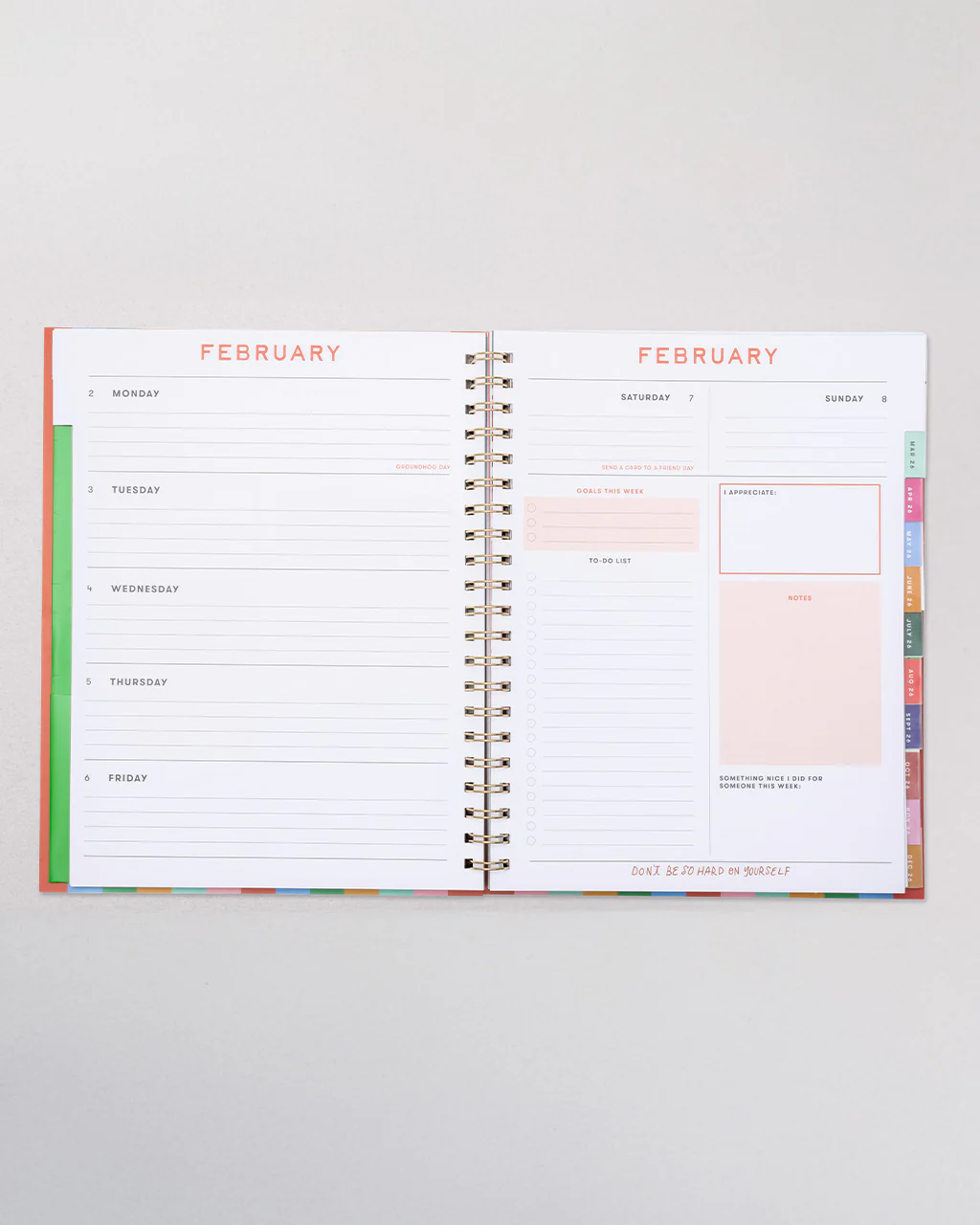 Large 12-Month Soft Cover Annual Planner - A Work of Art - Image 12