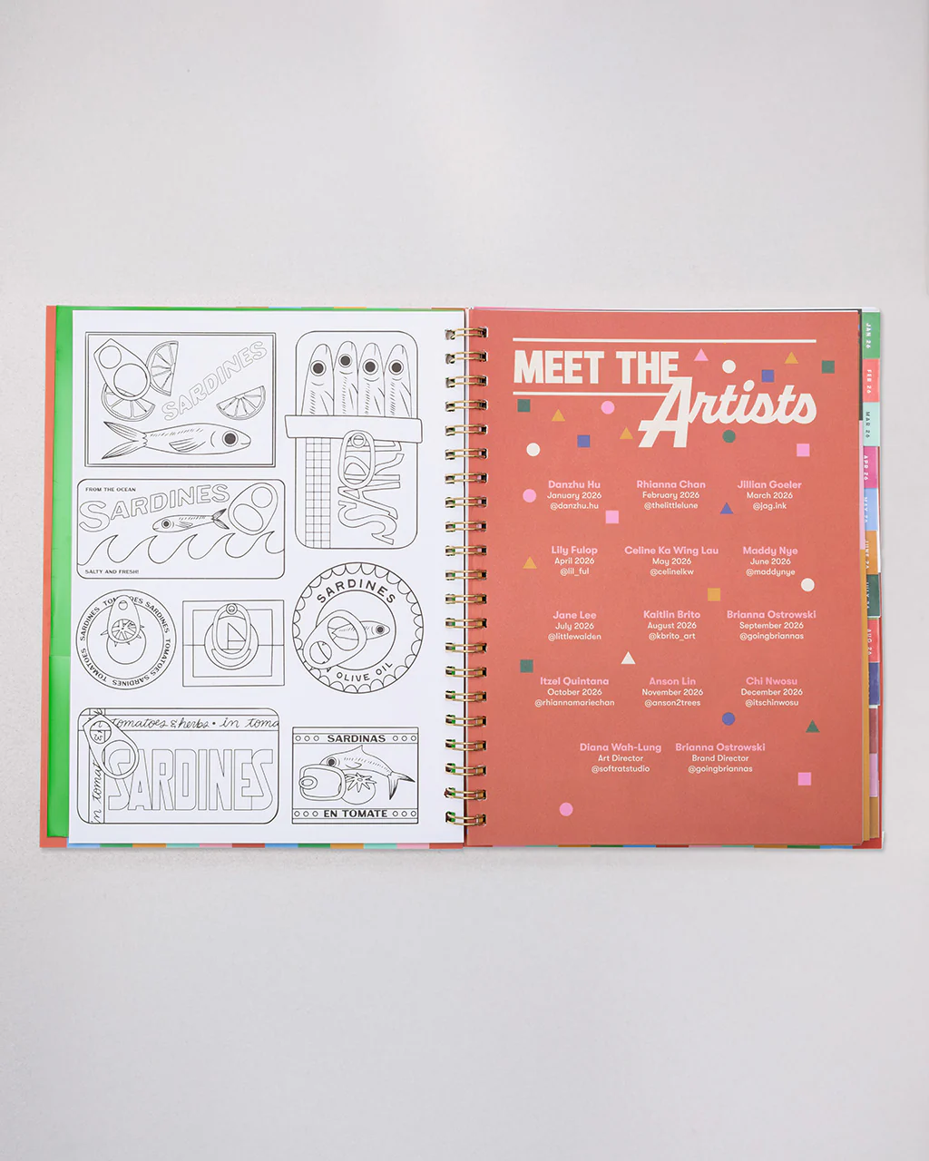Large 12-Month Soft Cover Annual Planner - A Work of Art - Image 13