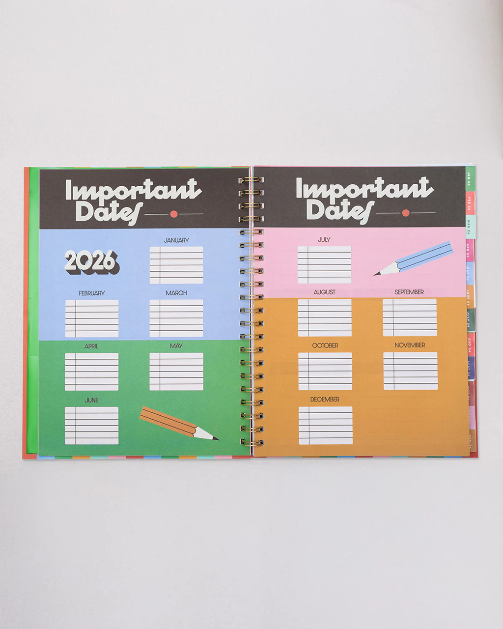 Large 12-Month Soft Cover Annual Planner - A Work of Art - Image 14