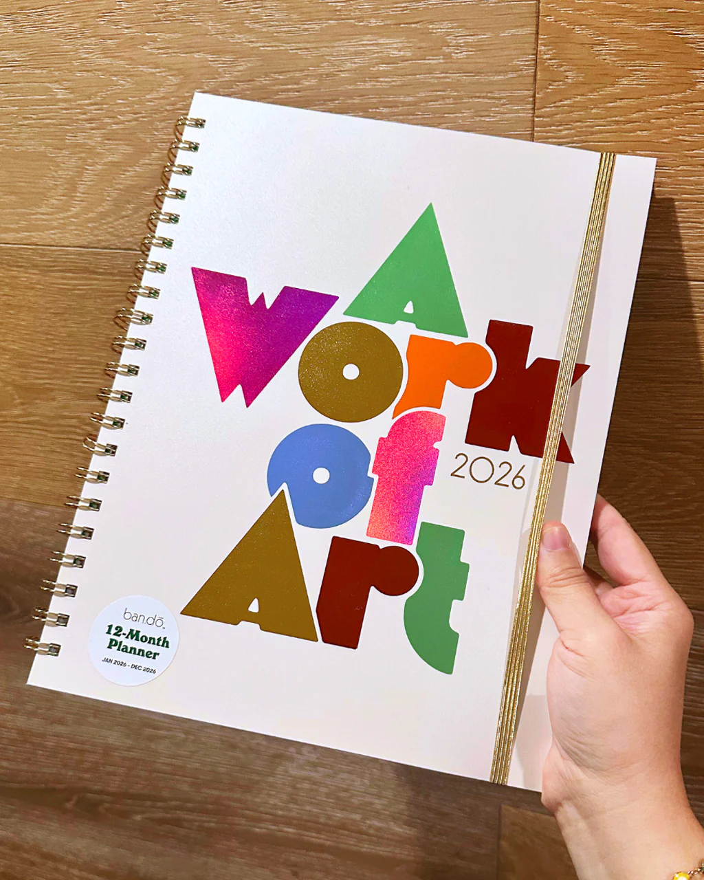 Large 12-Month Soft Cover Annual Planner - A Work of Art - Image 4