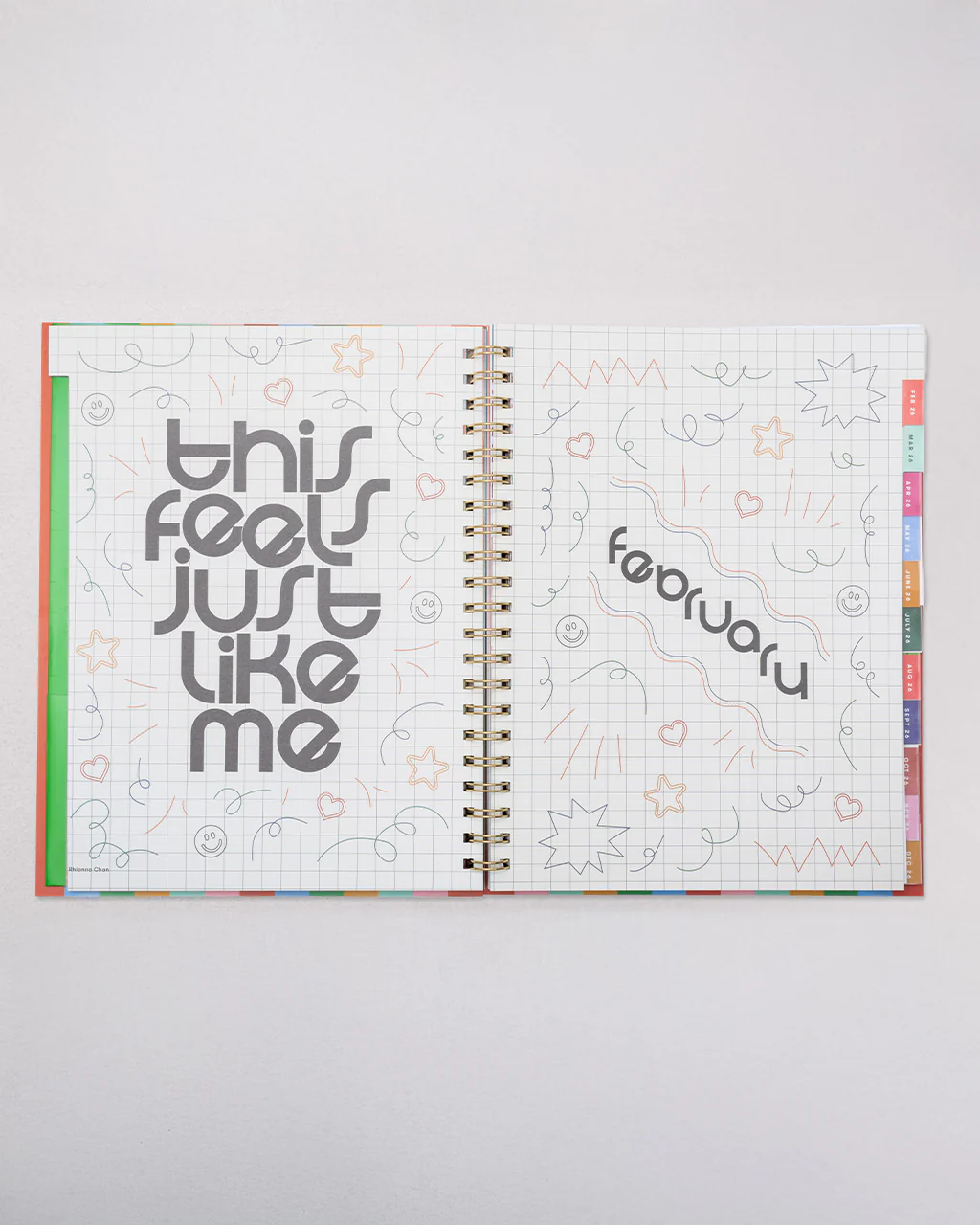 Large 12-Month Soft Cover Annual Planner - A Work of Art - Image 9