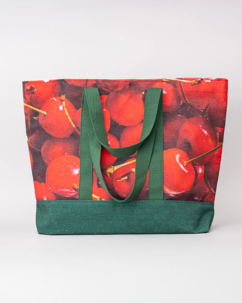 Large Canvas Tote - Cherries - Image 3