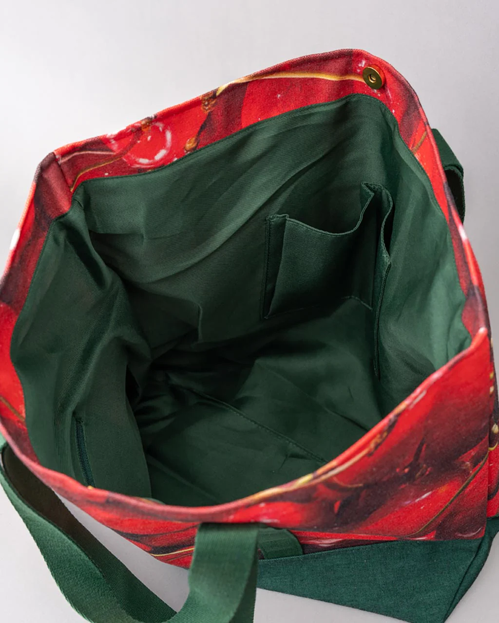 Large Canvas Tote - Cherries - Image 4