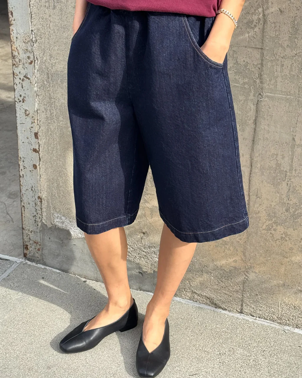 Liam Bermuda Shorts - Raw Denim - Image 4