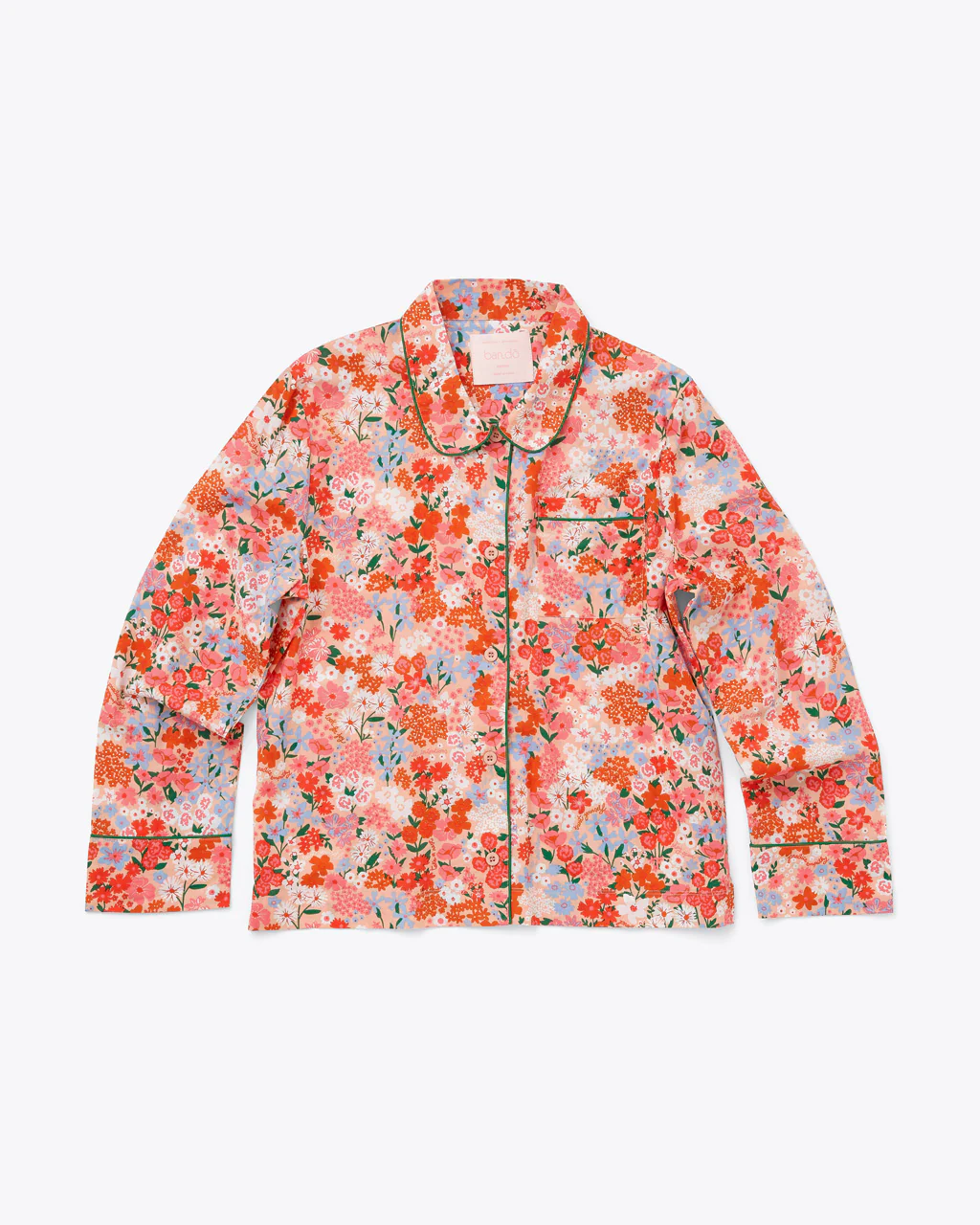 Long Sleeve Leisure Shirt - Secret Garden