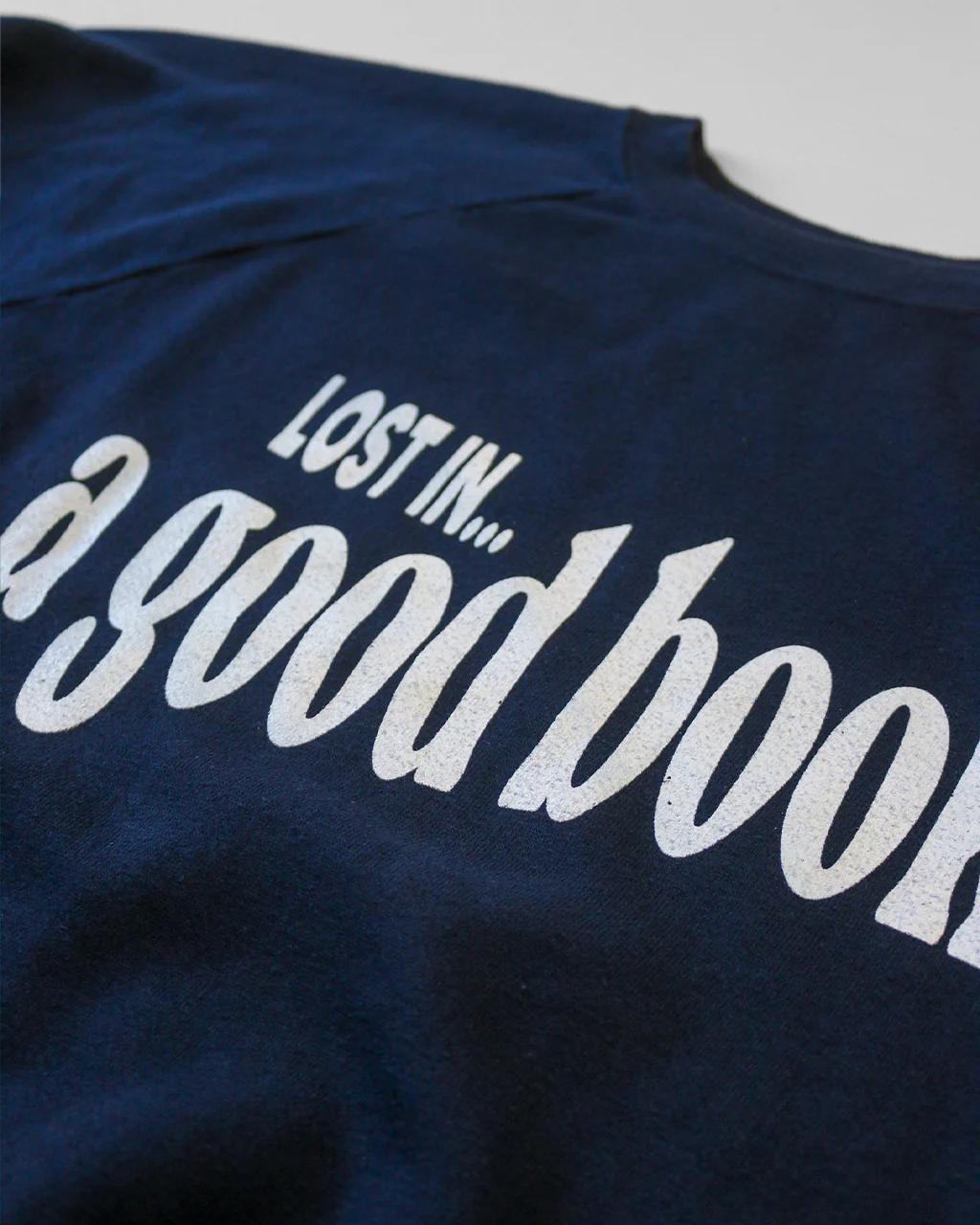 Lost In A Good Book Sweatshirt - Navy - Image 2