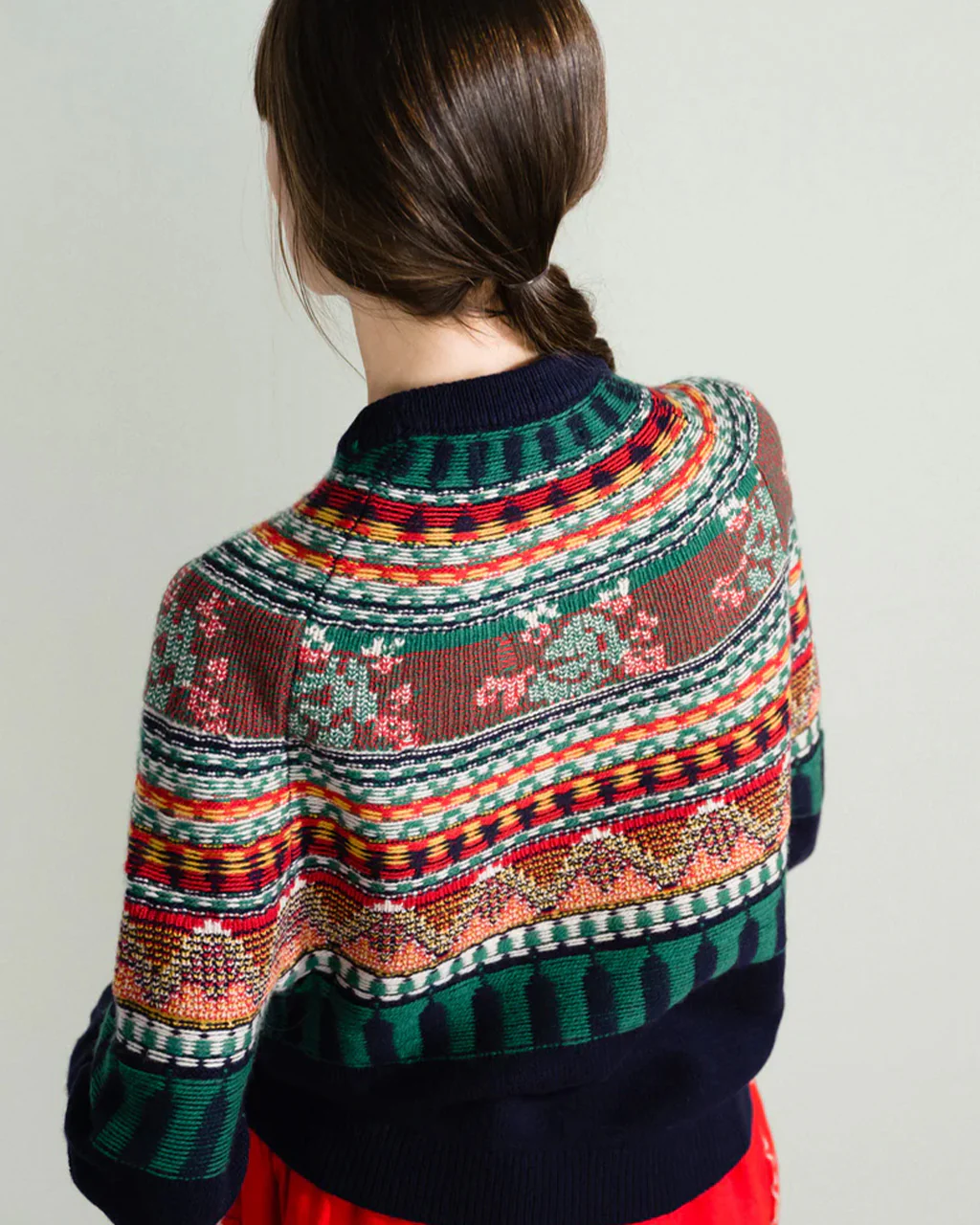 Mabel Fairisle Pullover Sweater - Image 2