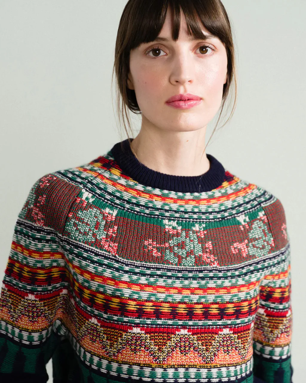 Mabel Fairisle Pullover Sweater - Image 3