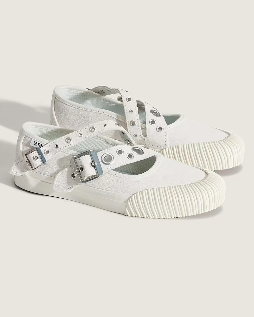 Mary Jane Straps Shoe - White