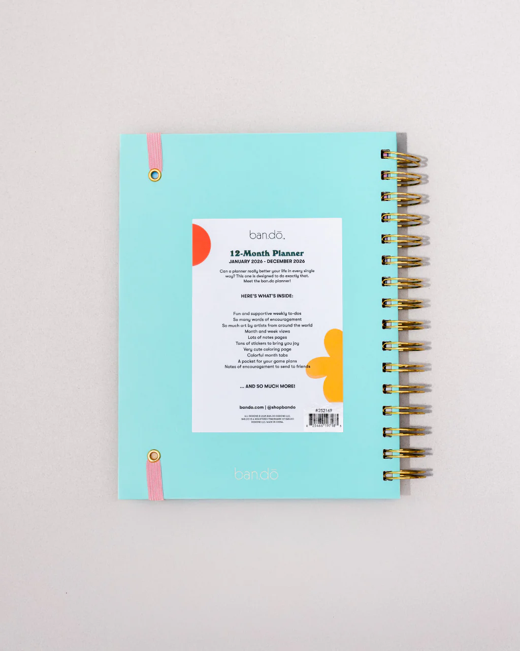 Medium 12-Month Annual Planner - A Joy to Be Around - Image 17