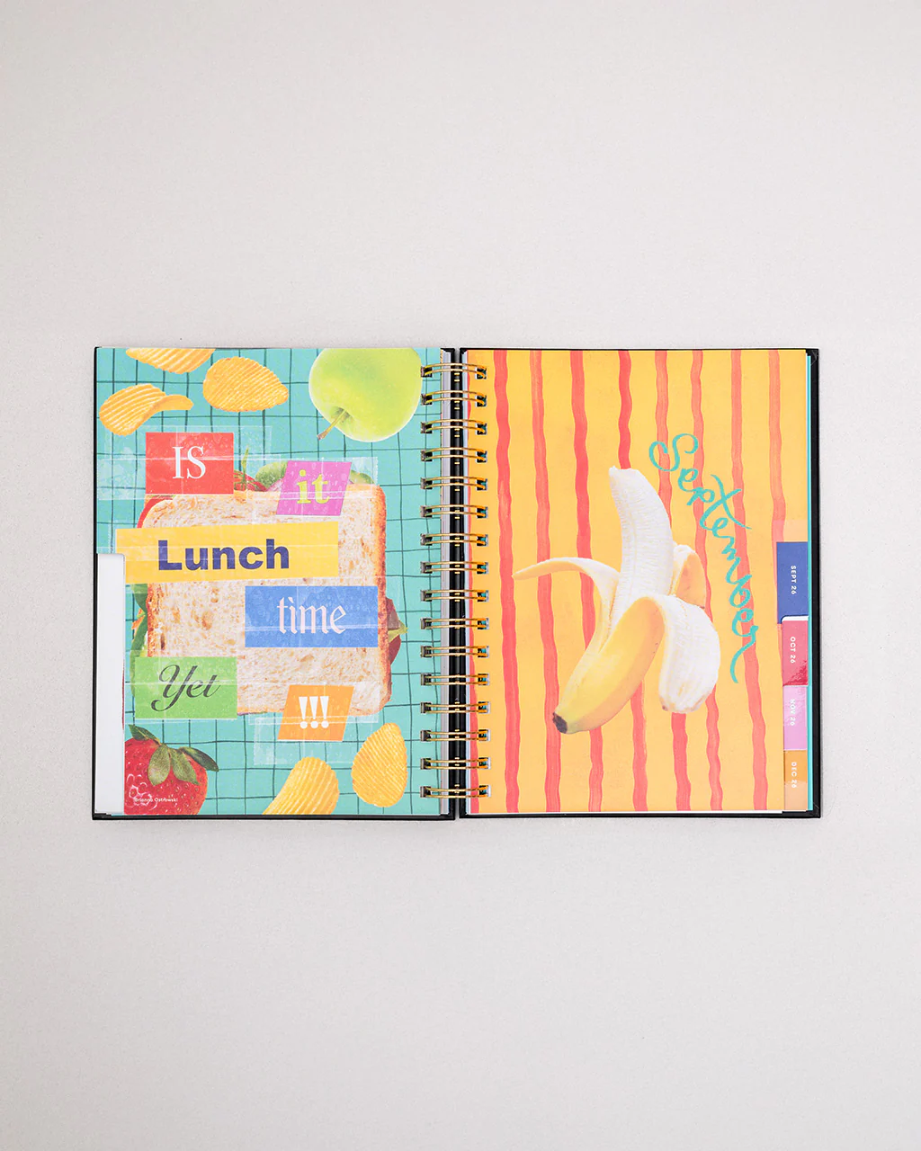 Medium 12-Month Annual Planner - Yellow Floral - Image 8