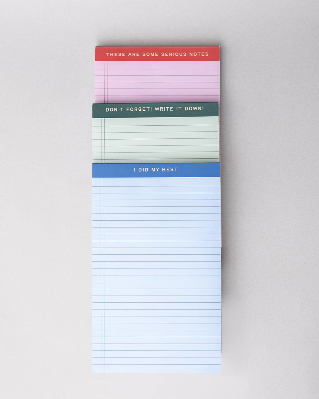 Mini Legal Pad Set - Serious Notes - Image 3