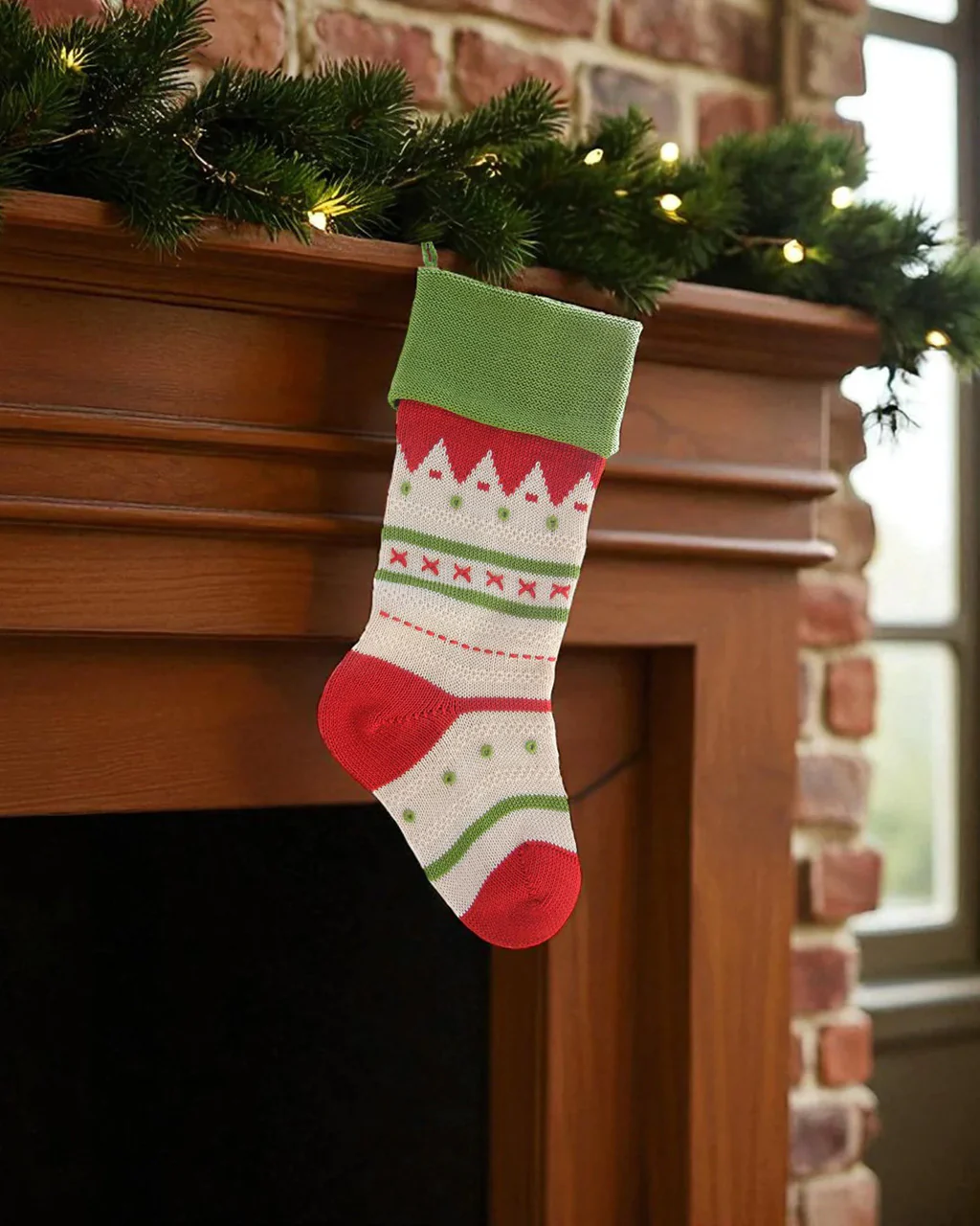 Nordic Stripe Stocking - Image 2