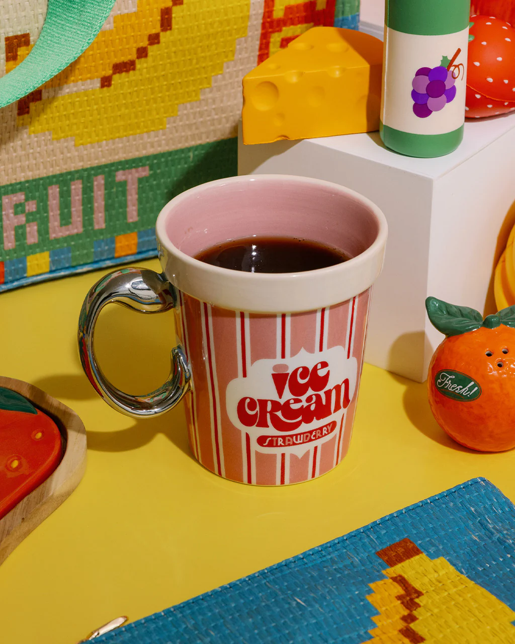 Novelty Ceramic Mug - Ice Cream Carton - Image 2
