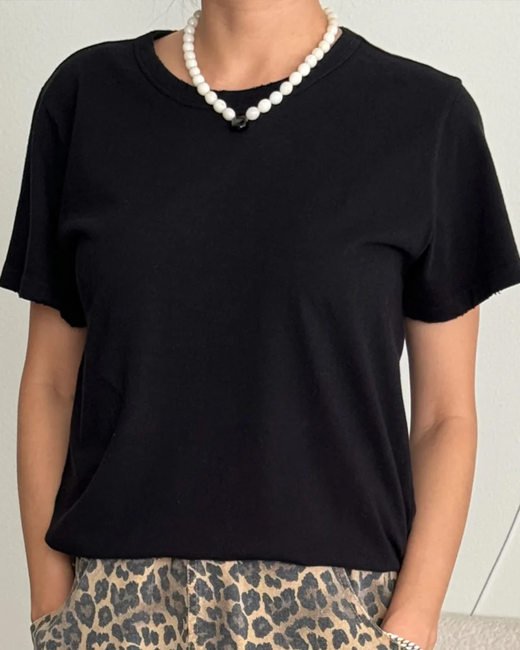 Organic Cotton Vintage Boy Tee - True Black - Image 3
