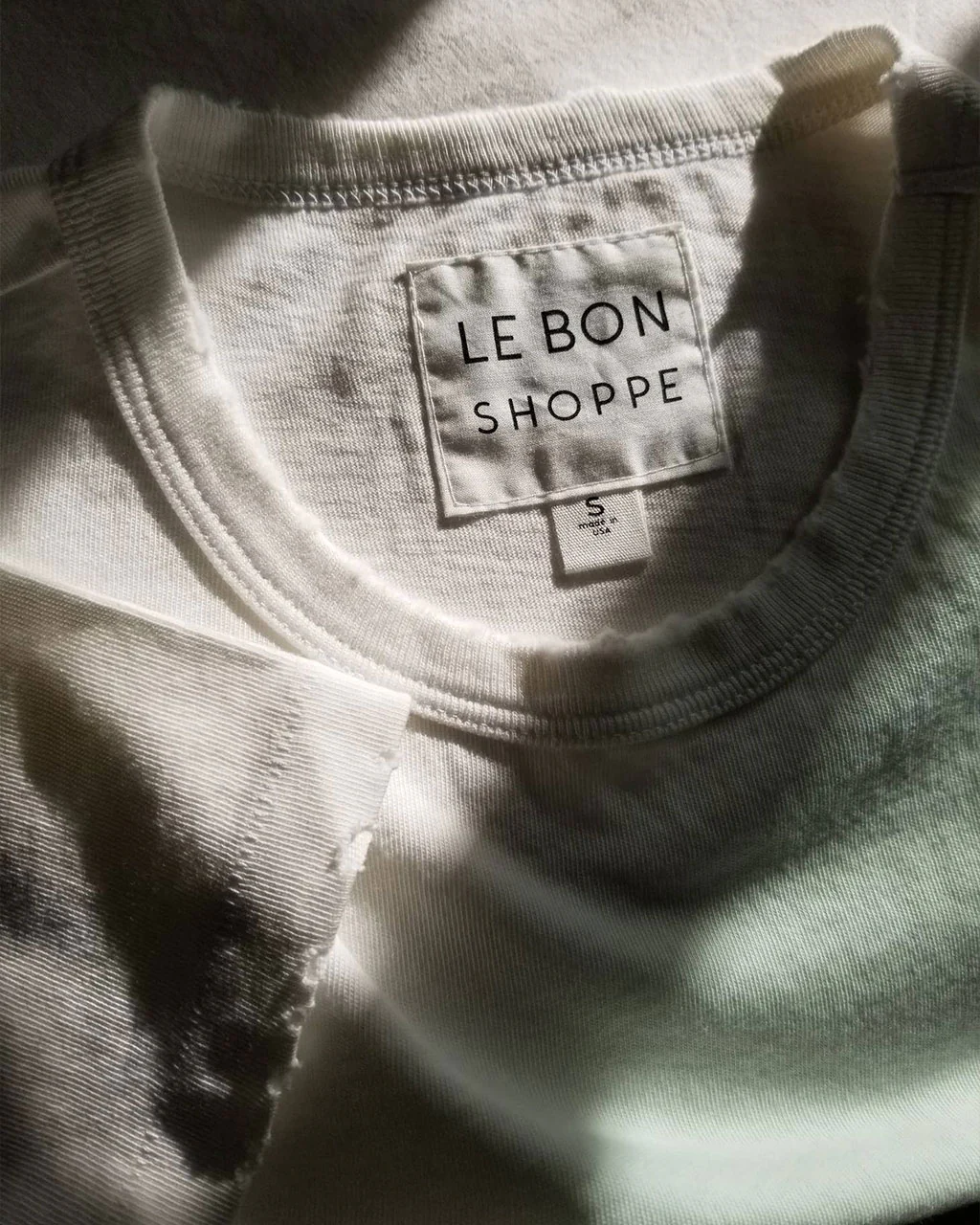 Organic Cotton Vintage Boy Tee - White - Image 3