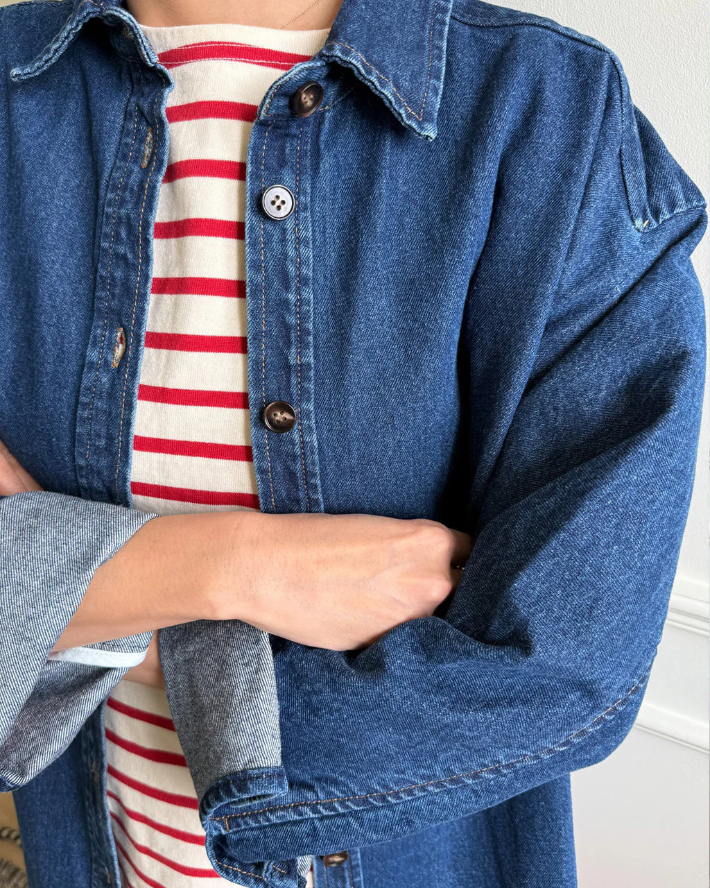 Owen Heavy Denim Shirt - Image 4