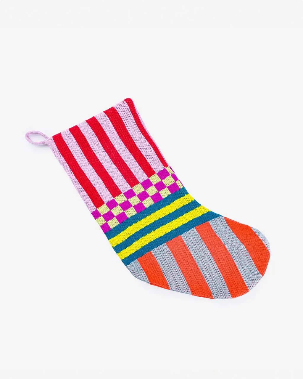 Pattern Patch Holiday Stocking - Image 2