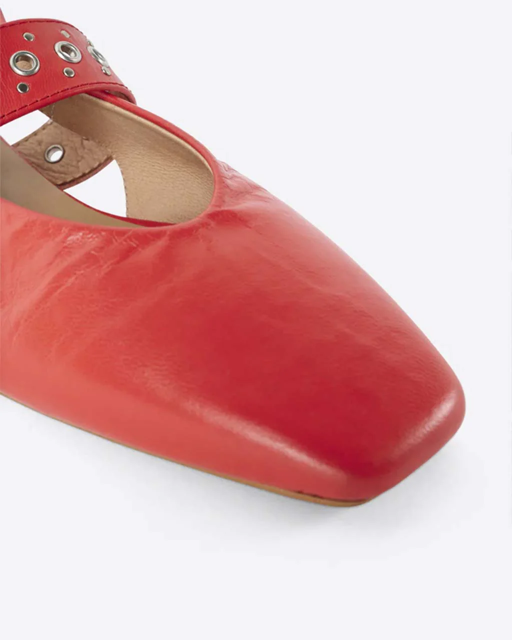 Pearl Slingback Ballet Flat - Cherry - Image 3