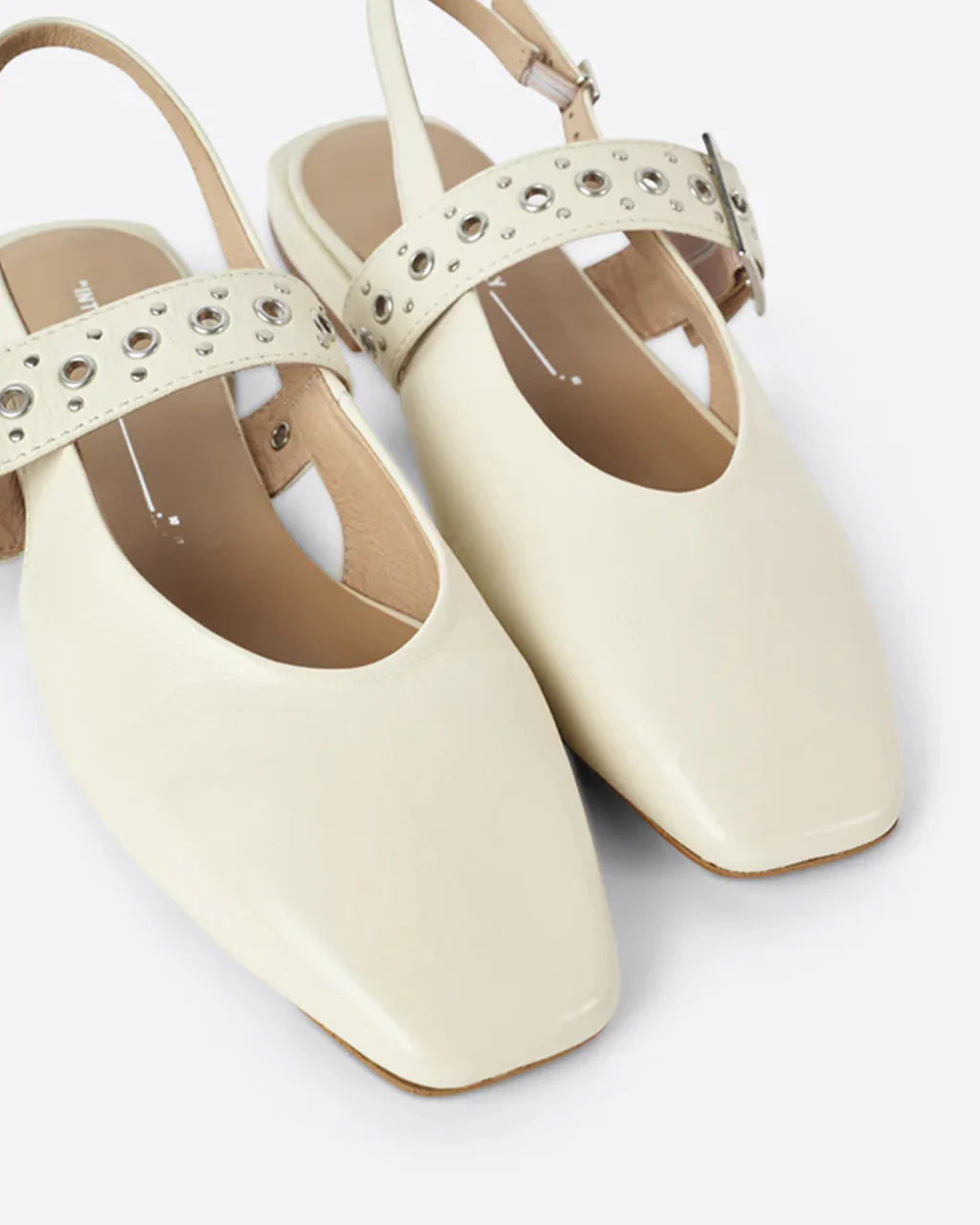Pearl Slingback Ballet Flat - Creme - Image 4