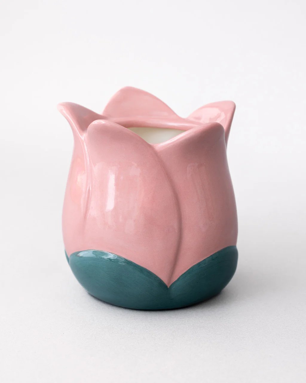Pink Tulip Ceramic Pencil Cup - Image 2