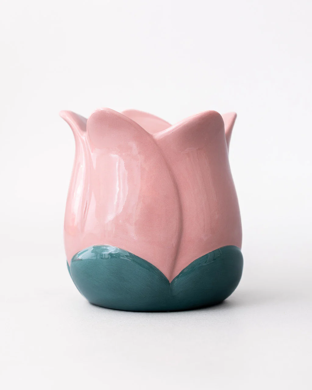 Pink Tulip Ceramic Pencil Cup - Image 4