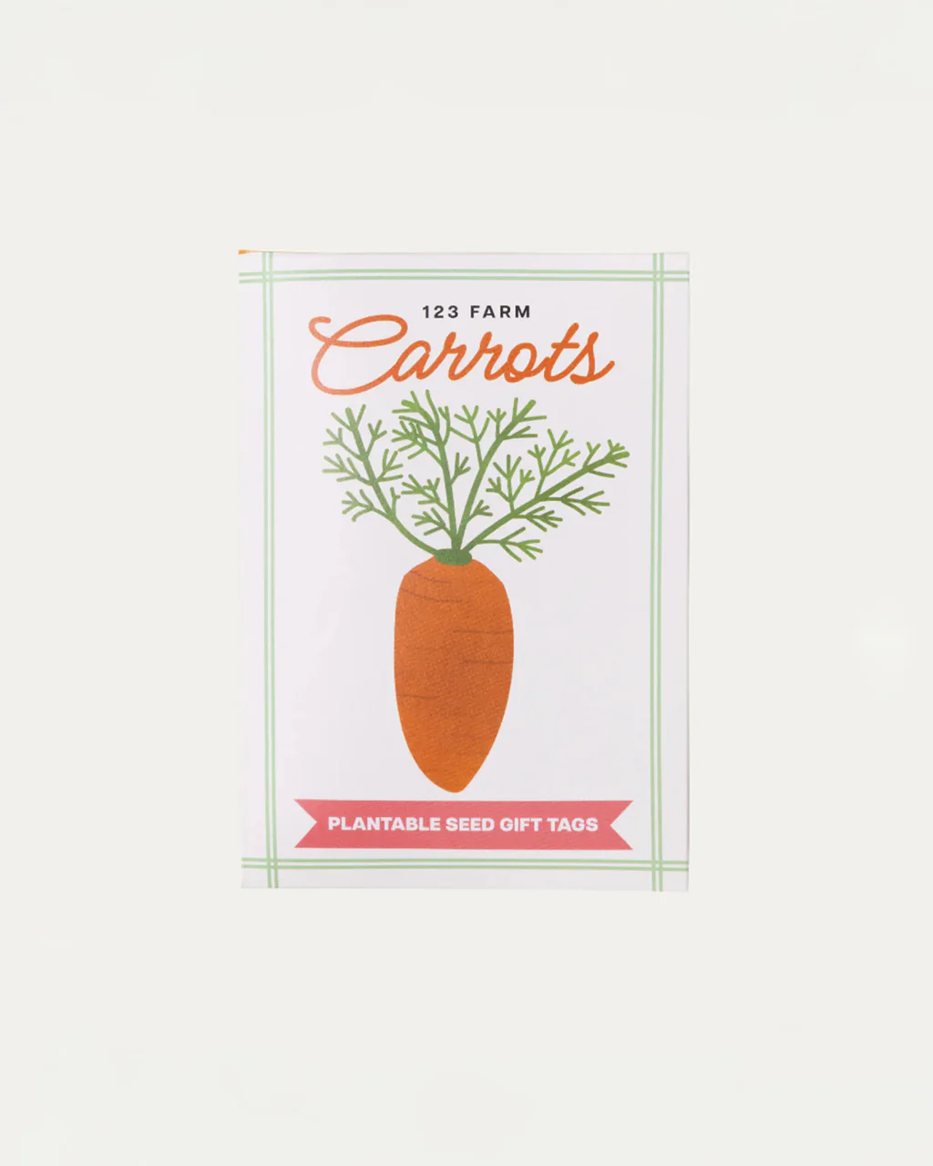 Plantable Seed Gift Tags - Carrots