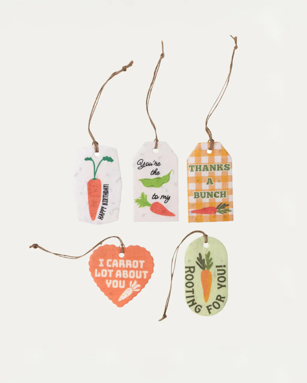 Plantable Seed Gift Tags - Carrots - Image 2