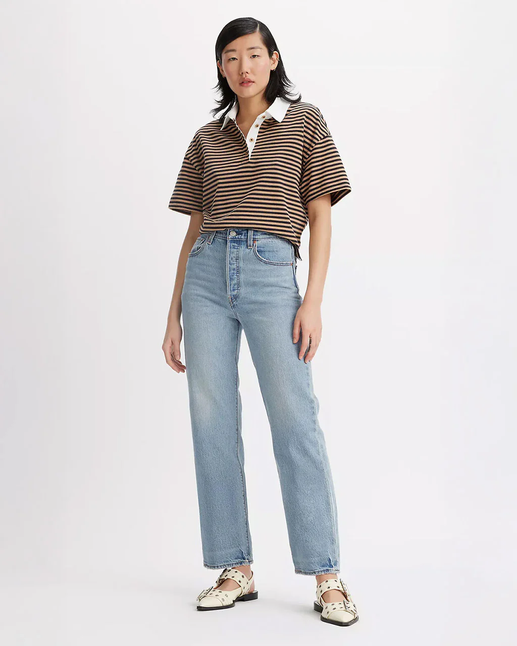 Ribcage Straight Ankle Jeans - Let's Share - Image 2