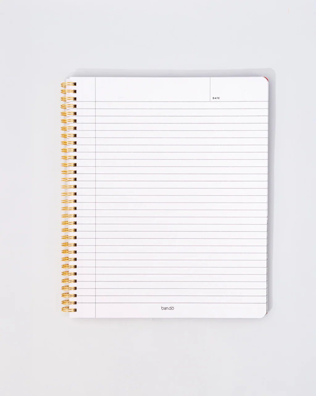 Rough Draft Large Notebook - Floral Stripe - Image 5