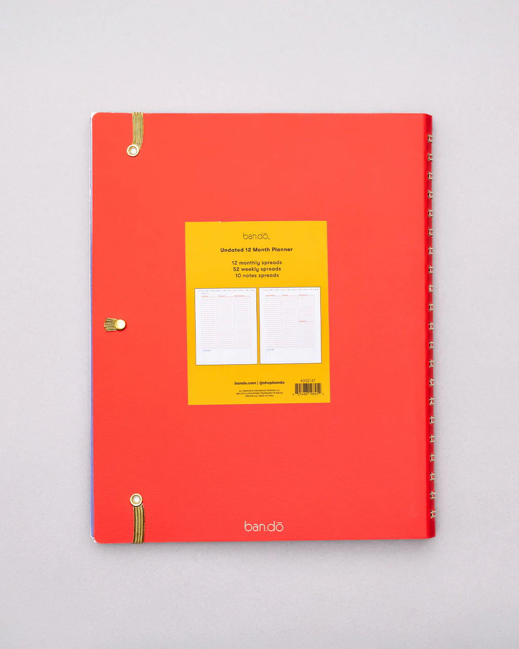 Semi Concealed Weekly Undated Planner - Ready for Anything - Image 10