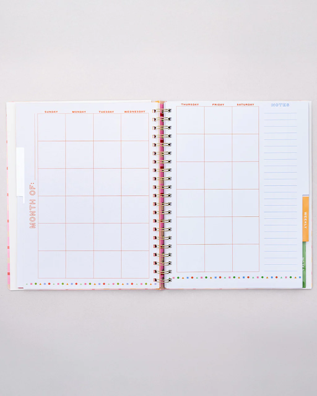 Semi Concealed Weekly Undated Planner - Ready for Anything - Image 3