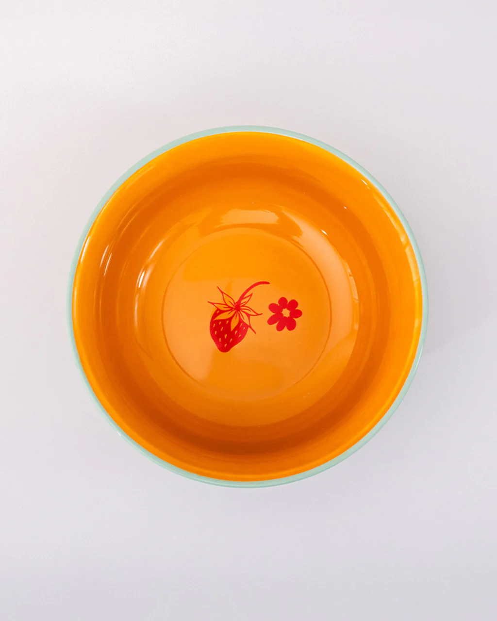 Small Ceramic Serving Bowl - Garden - Image 4