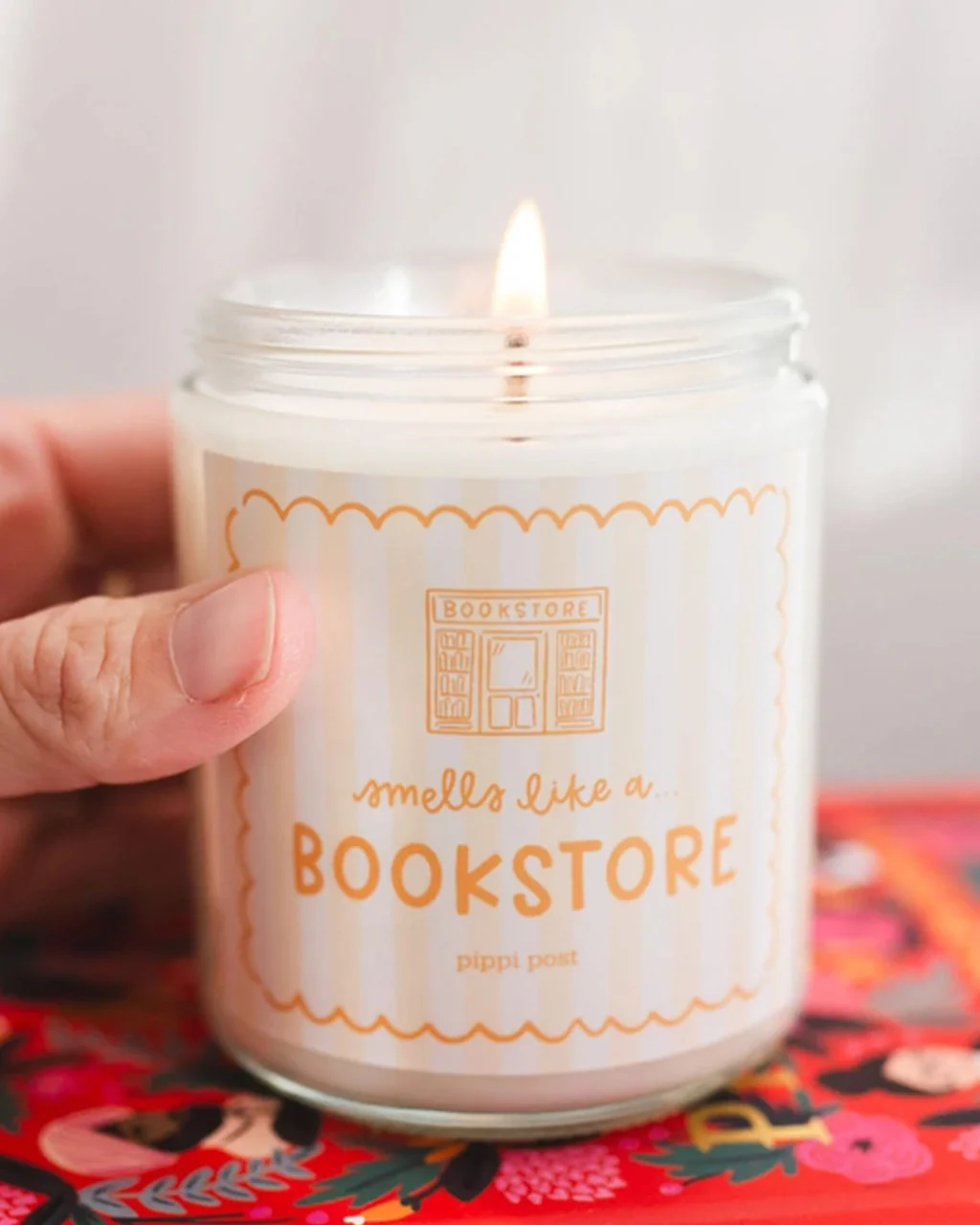 Smells Like a Bookstore Soy Candle - Image 2
