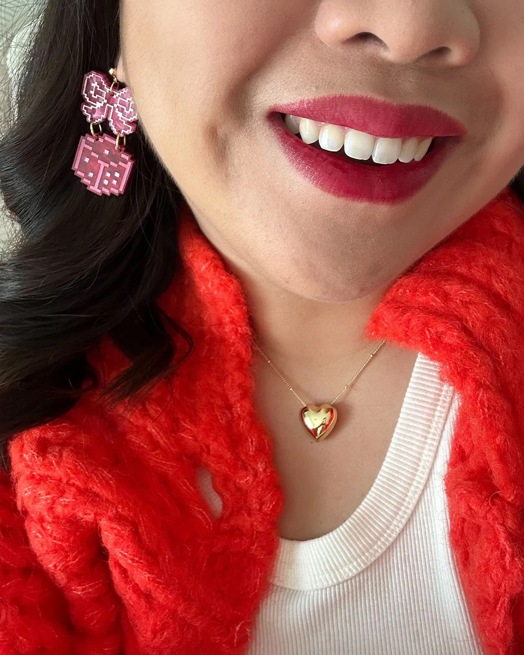 Smiley + Dice Earrings - Image 3