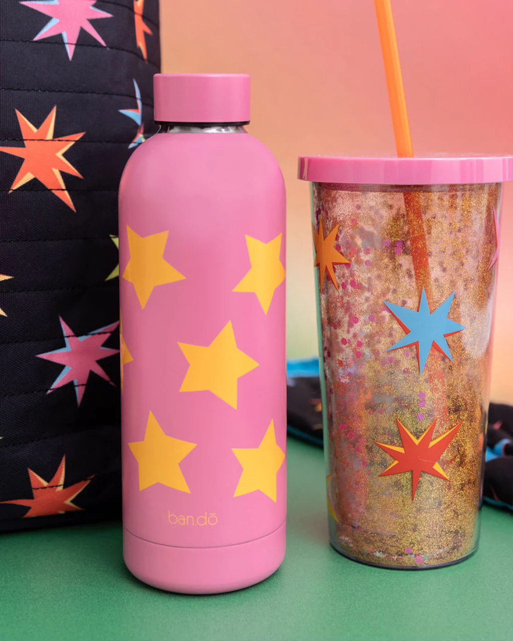 Stainless Steel Water Bottle with Sling - 100% Stardust - Image 3